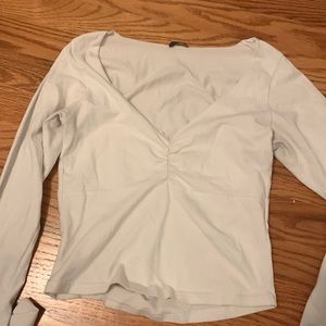 brandy long sleeve v neck